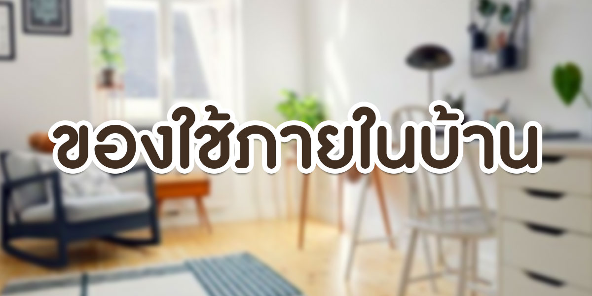 ของใช้ภายในบ้าน